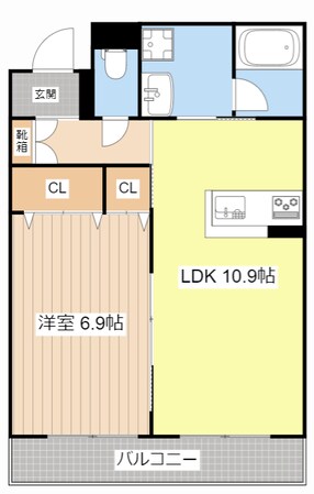 ユニヴェールの物件間取画像